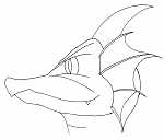 Twizzles head side sketch