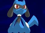 No outlines can be fun with a Riolu!