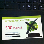 Example of point card