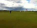 A view while I was walking on the Old Course. You could literally see for miles; the land was so flat.