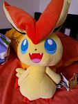 Victini looks like a big-eyed Goomba?