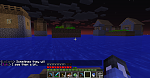 A village spawned in the middle of the ocean.