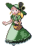 I recoloured the lady sprite with Gulpin's colours because Gamernamerjj likes Gulpin and I offered to do a sprite for her, and this is what came out...
