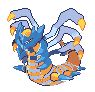 Giratina recoloured as Swampert. Giratina actually looks really amazing with Swampert's colours.