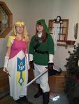 JJ and I dressed up as Link and Zelda for Halloween.