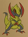 chibi haxorus i guess by ununununium d4l8u8n