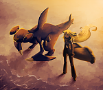 cynthia and garchomp by aonik d303i9r