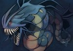 realistic gyarados (kinda scary)