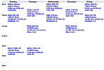 Fall 2014 Schedule