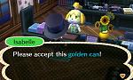 My reward for keeping a perfect town is a Golden Watering Can.
