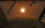 The amazing sunset in Survivalcraft 1.22.