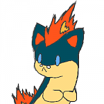 Not much to say here. My usual demeanor at work. Paws clasped together and everything.