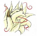 Kyuu, my main trainer RP character's Ninetales, one of her most beloved contest pokemon. 

Kyuu is a very vengeful and somewhat vain member of her team. However, she is very powerful and skilled at seeing other people's points of view.

Drawn in pencil, colored in Photoshop 7.0.