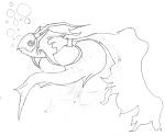 A hollow OC that I designed for the purpose of Bleach RP. This is the original sketch of the concept of the fish. ^^

Drawn with pencil.